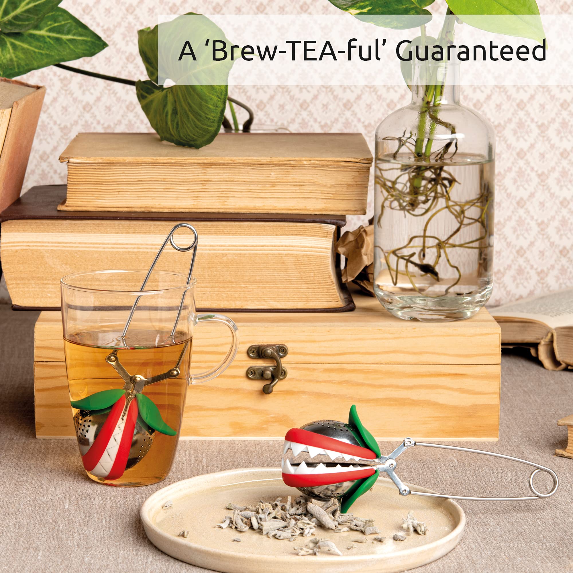 Cute Tea Infuser by OTOTO - Loose Leaf Tea Steeper, Tea Accessories, Tea Diffusers, Tea Infuser for Loose Leaf Tea, Tea Strainers, Cute Gifts, Tea Gift Set, Kitchen Gifts, Cooking Gadgets - Image 5