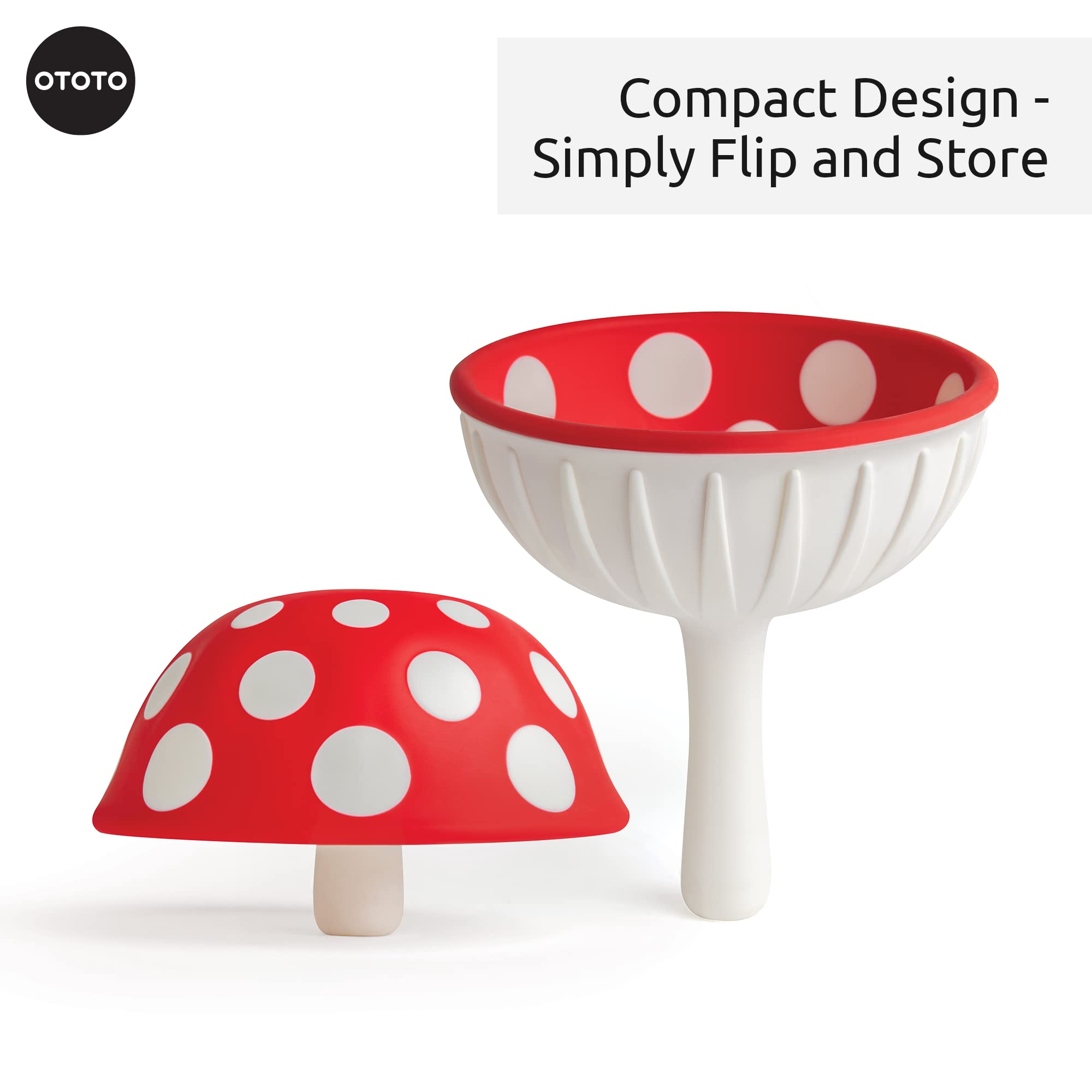 OTOTO Fun Guy Fridge Deodorizer + Big Mushroom Funnels for Filling Bottles (Bundle of 2) - Image 9